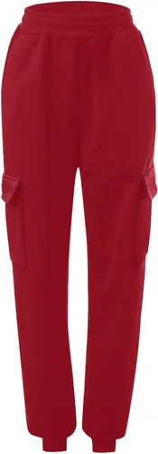 Vista 2 de Pantalones deportivos cargo para mujer, cintura alta, entrenamiento, yoga, pantalones deportivos cónicos para mujer con bolsillos