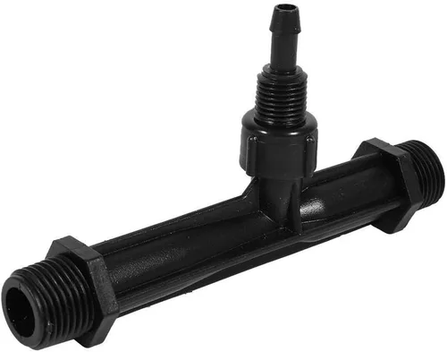 Vista 6 de Wytino Tubo de inyector de fertilizante, inyector de fertilizante Venturi de riego 1/2 "3/4" 1 pulgada Inyector mezclador de fertilizante de jardín