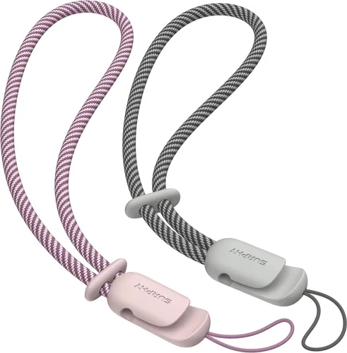 Vista 23 de SURPHY Paquete de 2 cordones de teléfono para funda de teléfono celular, correa de muñeca de teléfono para funda, correa de teléfono celular