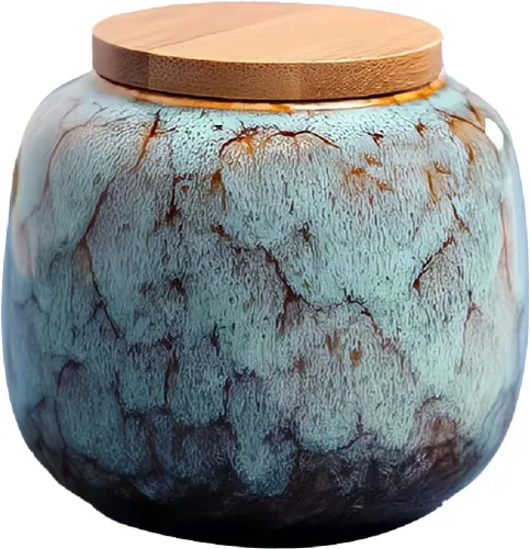 Vista 15 de Urna pequeña para cenizas humanas – Mini urna decorativa de cerámica para funeraria, urnas conmemorativas de 2.5 pulgadas para adultos, niños