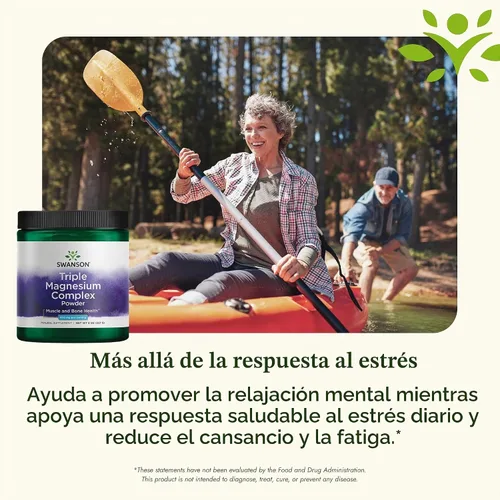 Vista 5 de Swanson Triple Magnesio Complejo Polvo 400 mg, 8 oz