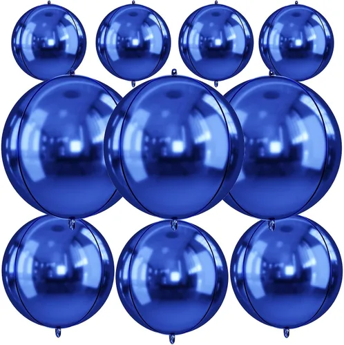 Vista 20 de Globos redondos de papel de aluminio para baloncesto, globos de helio 4D de 22 pulgadas, 18 pulgadas, 15 pulgadas, balón de baloncesto negro