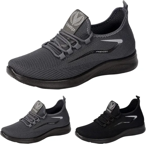 Vista 2 de Zapatos casuales para hombre, zapatos para correr, zapatos de trabajo cómodos de moda, para entrenamiento, pantalones cortos deportivos