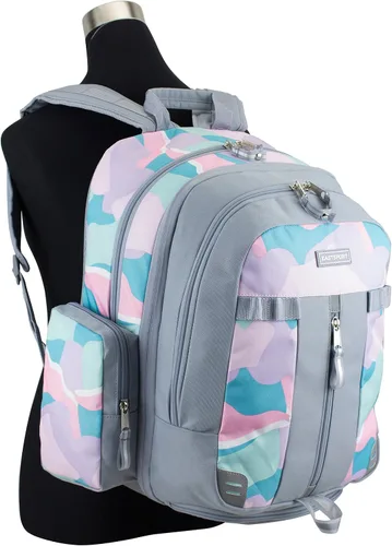 Vista 6 de Eastsport Mochila extragrande expandible con funda para laptop de 15 pulgadas, bolsa de viaje para negocios, universidad y trabajo, Talla única, se