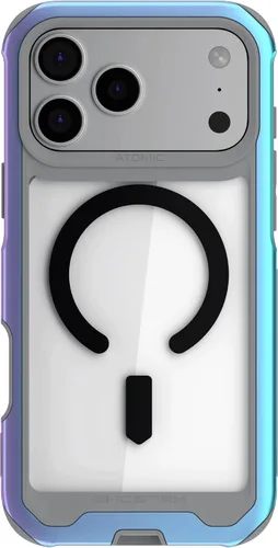 Vista 58 de Ghostek ATOMIC - Funda delgada para Galaxy S21 con parachoques de metal de aluminio y diseño trasero transparente, protección resistente que absorbe