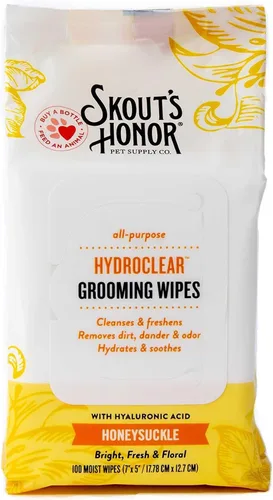 Vista 8 de SKOUT'S HONOR HydroClear Toallitas de aseo para perros y gatos, 100