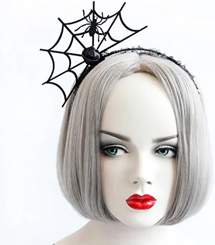 Vista 3 de Love Sweety - Diadema de Halloween, araña, fantasma, calabaza, pelo aro, cosplay, diablo