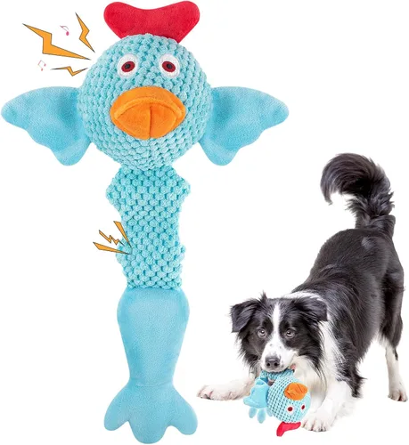 Vista 13 de Fuufome Juguetes chirriantes para perros grandes: juguetes duraderos para perros grandes para razas medianas y pequeñas - Juguetes de peluche