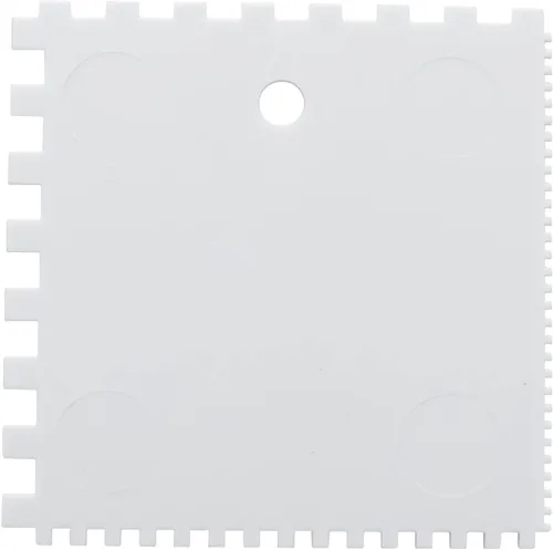 Vista 4 de QLT by MARSHALLTOWN - Esparcidor de muescas cuadradas, resistente al óxido y a la corrosión, esparcidor y raspador multiusos, esparcidor adhesivo