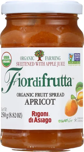 Vista 12 de Rigoni di Asiago Fiordifrutta Organic Fruit Spread, melocotón, 6
