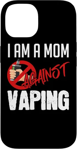 Vista 4 de iPhone 16 I'm A Mom Against Vaping Vaper's Club Vape Case