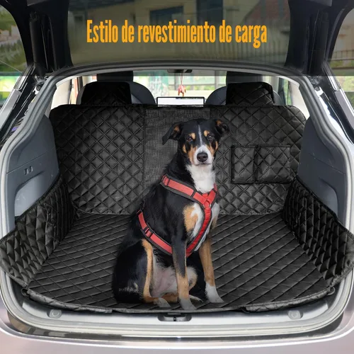 Vista 7 de PETICON Fundas de asiento para perro para Tesla Model 3 y Y con 2 protectores de puerta, hamaca para perro 100% impermeable para Tesla con ventana