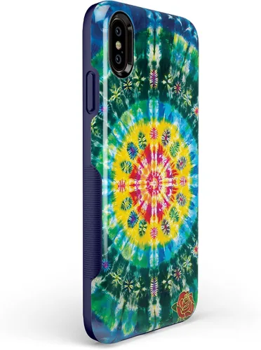 Vista 77 de Casely Funda para iPhone Xs Max Funda con estampado de festival (solo buenas vibraciones)