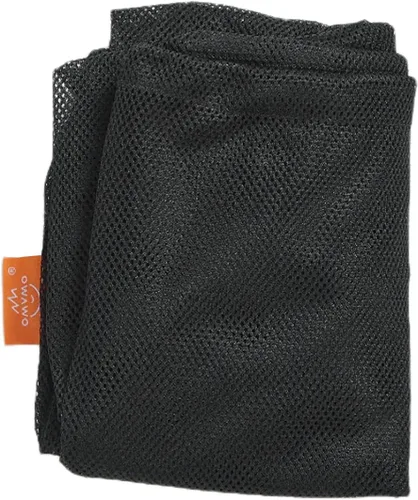 Vista 9 de 1 saco de dormir de malla de 68L, bolsa de almacenamiento, bolsa de lavandería con cordón, malla de poliéster resistente al desgarro, parte inferior