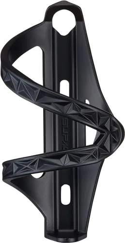 Vista 2 de Supacaz Jaula lateral negra (derecha), soporte para botella de agua de ciclismo para bicicleta de carretera + bicicleta de montaña MTB