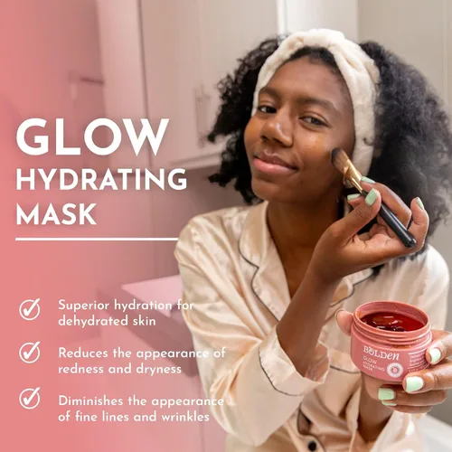 Vista 4 de BOLDEN GLOW - Máscara hidratante Máscara facial hidratante profunda para piel seca Hidratante de ácido hialurónico suavemente hidratante No