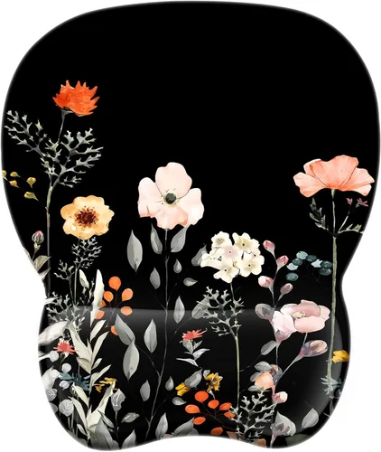 Vista 23 de EooCoo Alfombrilla ergonómica para mouse con soporte de muñeca, alfombrilla de mouse con reposamuñecas de espuma viscoelástica y base antideslizante