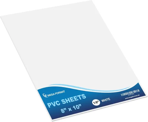 Vista 23 de Mega Format Hojas de plástico de PVC expandido – Hoja negra rígida de 5 x 7 pulgadas para manualidades, señalización y exhibiciones – Sintra Negro