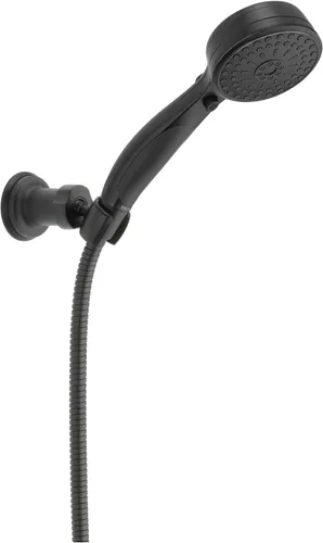 Vista 4 de Delta Faucet 9-Spray Touch-Clean - Ducha de mano con manguera, acero inoxidable 55424-SS, 0.5