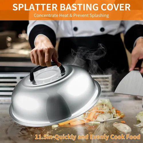 Vista 3 de Kit de accesorios para parrilla Latiret Blackstone, juego de 23 accesorios para parrilla para Camp Chef, accesorios para parrilla de parte superior