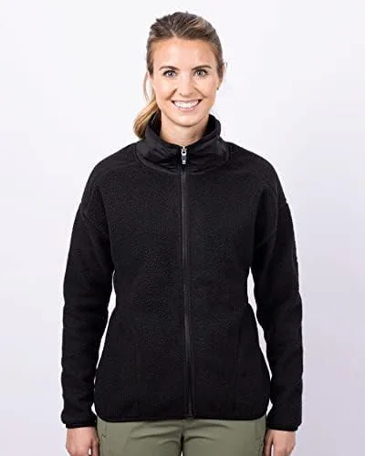 Vista 3 de Cutter & Buck Cascade Eco - Chaqueta de vellón Sherpa para mujer