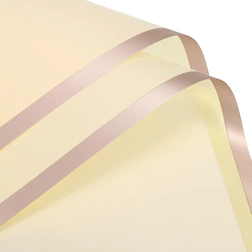 Vista 14 de MECCANIXITY 10 piezas de papel de regalo de flores con borde dorado, morado, 22.8 x 22.8 pulgadas, impermeable, para suministros de ramo de Púrpura