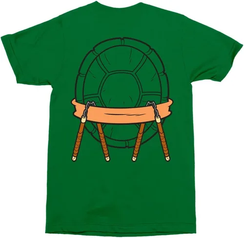 Vista 2 de Camiseta de disfraz de Michaelangelo Tortugas Ninja Mutantes Adolescentes