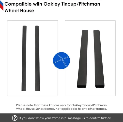 Vista 6 de BLAZERBUCK Calcetines de repuesto para gafas Oakley Tincup/Pitchman/Wheel House