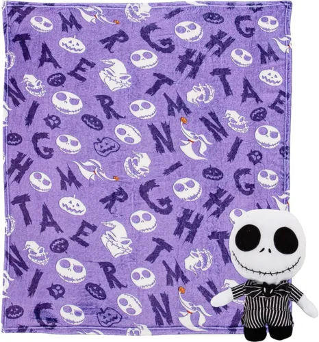 Vista 25 de Northwest Batman Cyber Symbols Almohada Abrazadora de Personaje y Juego de Manta de Tacto Sedoso, 40" x 50" Batman - Símbolos ciberné