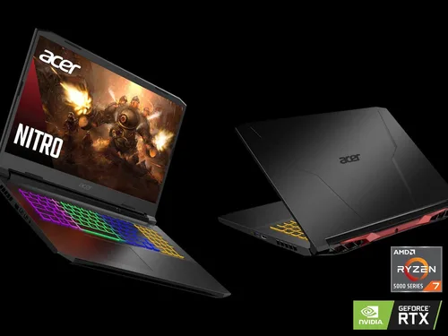 Vista 2 de acer Nitro 5 AN517-41-R3NX - Laptop para juegos, CPU AMD Ryzen 7 5800H