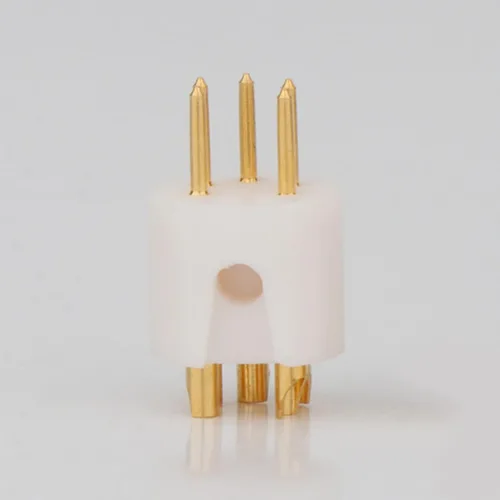 Vista 7 de Tocadiscos Tonearm 5 Pin macho DIN Conector de cobre puro macho DIN chapado en oro para REGA Linn ROKSAN macho 5 Pin conector