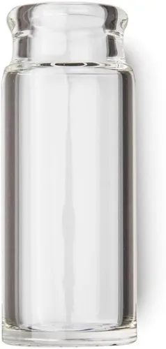 Vista 3 de Jim Dunlop Blues Bottle - Tobogán grande de cristal transparente de pared pesada