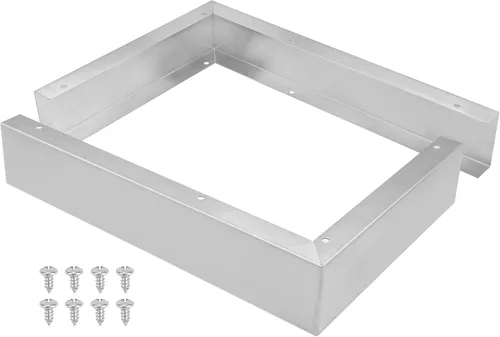 Vista 7 de Kit Universal de Molduras para Microondas - Kit de Relleno de Microondas de Metal Negro que se Adapta a la Mayoría de Microondas Empotrados - Llena