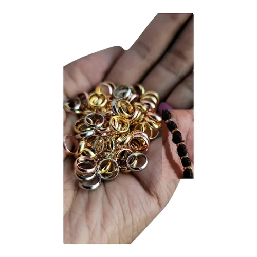 Vista 8 de Bead It Wear It Love It 10 perlas de acero inoxidable para rastas, trenzas y cabello natural, cuentas para rastas, accesorios para dreadlocks