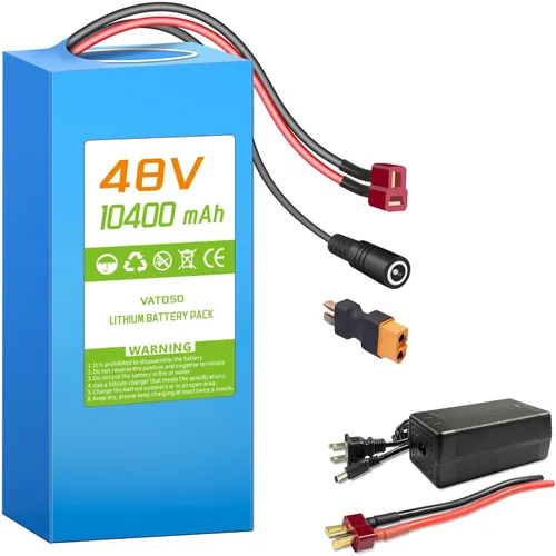Vista 7 de Batería de litio de 36 V 7800 mAh, BMS de 30 A integrado, conector XT60 SM para proyectos de bricolaje Jetson Bolt Pro y 100W-600W, con cargador