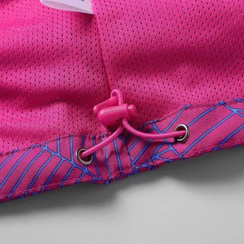 Vista 6 de Chubasquero impermeable para mujer con capucha ligero cortavientos para senderismo