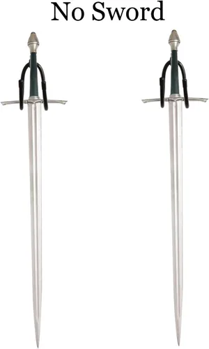 Vista 3 de Kesywale - Soporte ajustable de pared para espadas, daga, hacha, hoja de llave y más, pantalla vertical u horizontal