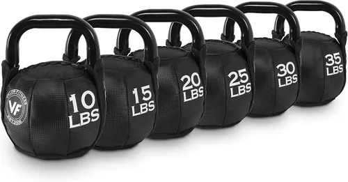 Vista 3 de Valor Fitness SKB-30 Soft 30 lb Kettlebell