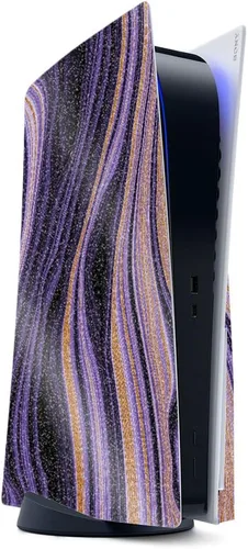 Vista 60 de MightySkins - Skin para juegos con purpurina brillante para PS5 y Playstation 5, ágata amatista, acabado duradero con purpurina de alto brillo