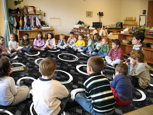 Vista 2 de OLEEK Alfombra grande para aula primaria de 5 x 7 pulgadas, lavable para habitación de niños, alfombra de aula primaria, alfombra de sala