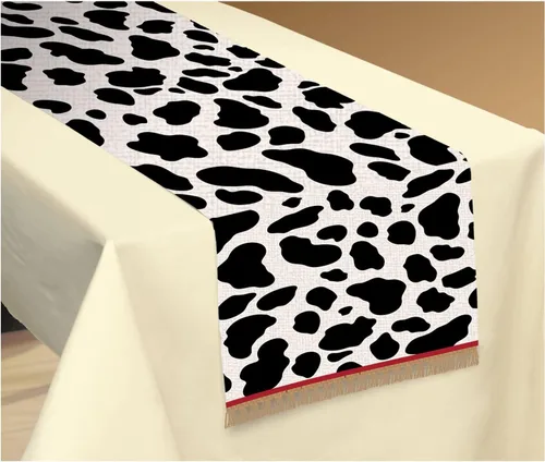 Vista 2 de Camino de mesa de tela de lujo rosa vibrante Day in París, 72 x 14 pulgadas (1 unidad), diseño parisino elegante y único, material duradero, ideal