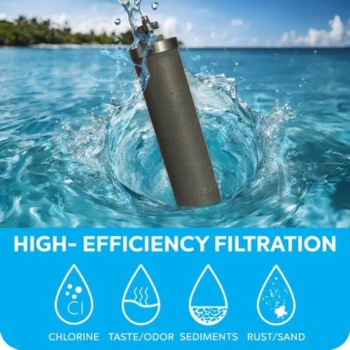 Vista 2 de Auténticos sistemas de filtro de agua CB9 Clearbrook alimentados por gravedad de 9 pulgadas, repuesto para filtración de agua de alto rendimiento