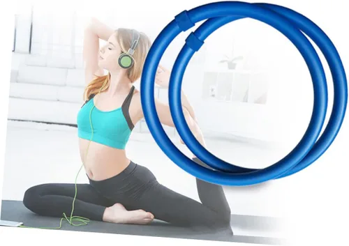 Vista 7 de 1 par de aros de brazo con peso para yoga y pilates, ejercitador de brazos para entrenamiento de fuerza, fitness y rehabilitación