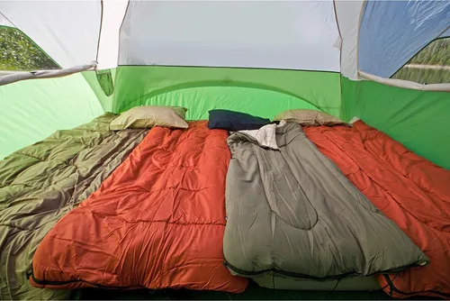 Vista 2 de Coleman Evanston Tent with Screen Room Weatherproof Tent Sets Up in 15 Mins Included Rainfly & Carry Bag Made of PFAS-Free