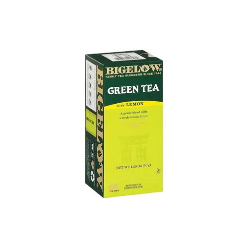 Vista 16 de Bigelow Té verde con melocotón, cajas de 20 unidades (paquete de 6) Té con cafeína con té verde y menta, 120 bolsas de té en total