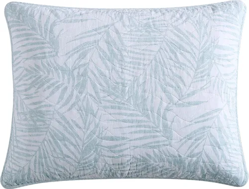 Vista 4 de Tommy Bahama - Juego de edredón tamaño individual, ropa de cama reversible de algodón con funda a juego, prelavada para mayor suavidad, artículos