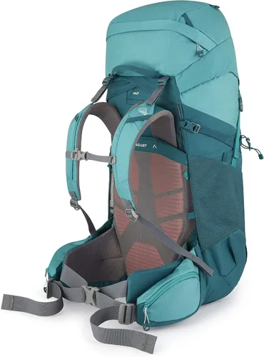 Vista 4 de Lowe Alpine Mochila de senderismo Sirac ND para mujer, Sirac ND65 Litro, Sagano Green/Storm Green