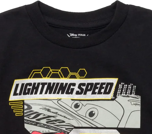 Vista 7 de Disney Toy Story Cars - Paquete de 2 camisetas de manga larga con diseño de Mickey Mouse, tamaño infantil a niño grande (12 meses - 18-20)