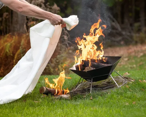 Vista 6 de Survive Outdoors - Manta de emergencia contra incendios más larga, paquete de 2