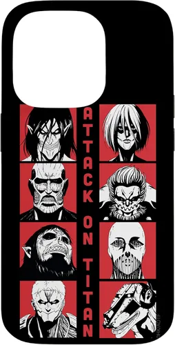 Vista 17 de Attack on Titan Funda Titan Lineup de temporada 4 para iPhone 17